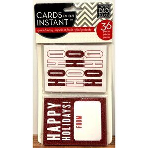 CEM-03 Cards in an Instant Magic Holiday Greeting Card Making Kit 36 Pieces